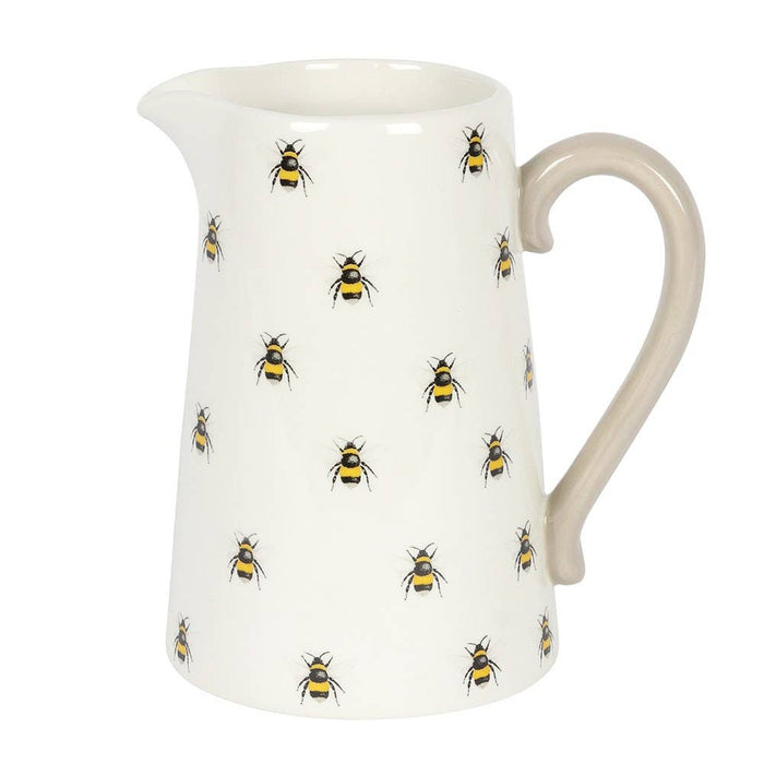 Keramik-Vase mit "Bee-loved"