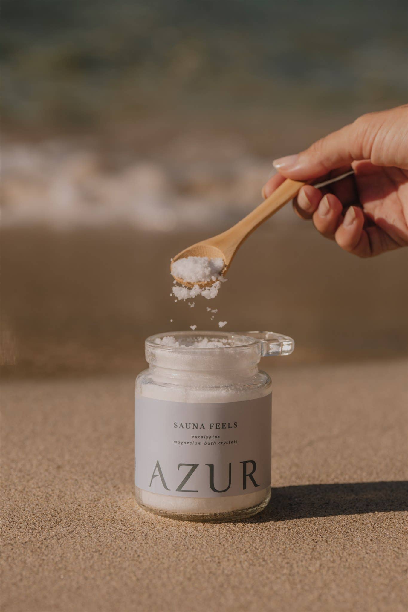 Badesalz 240 g mit Magnesium & Ätherischen Ölen – Wellness Badezusatz im Glas