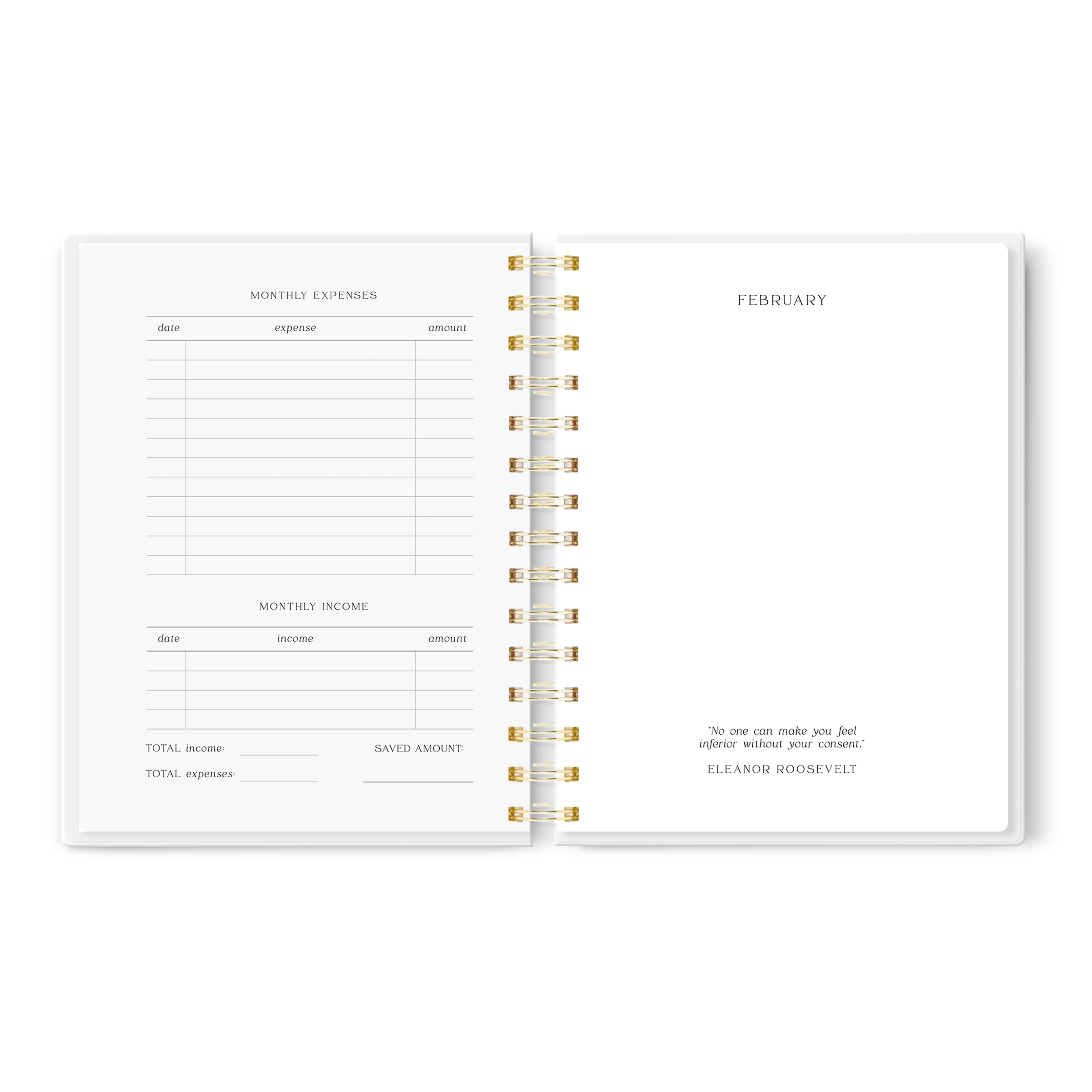 Spiral A5 Planer 2026 Eden Garden