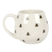 Runder Becher mit Bienenmuster