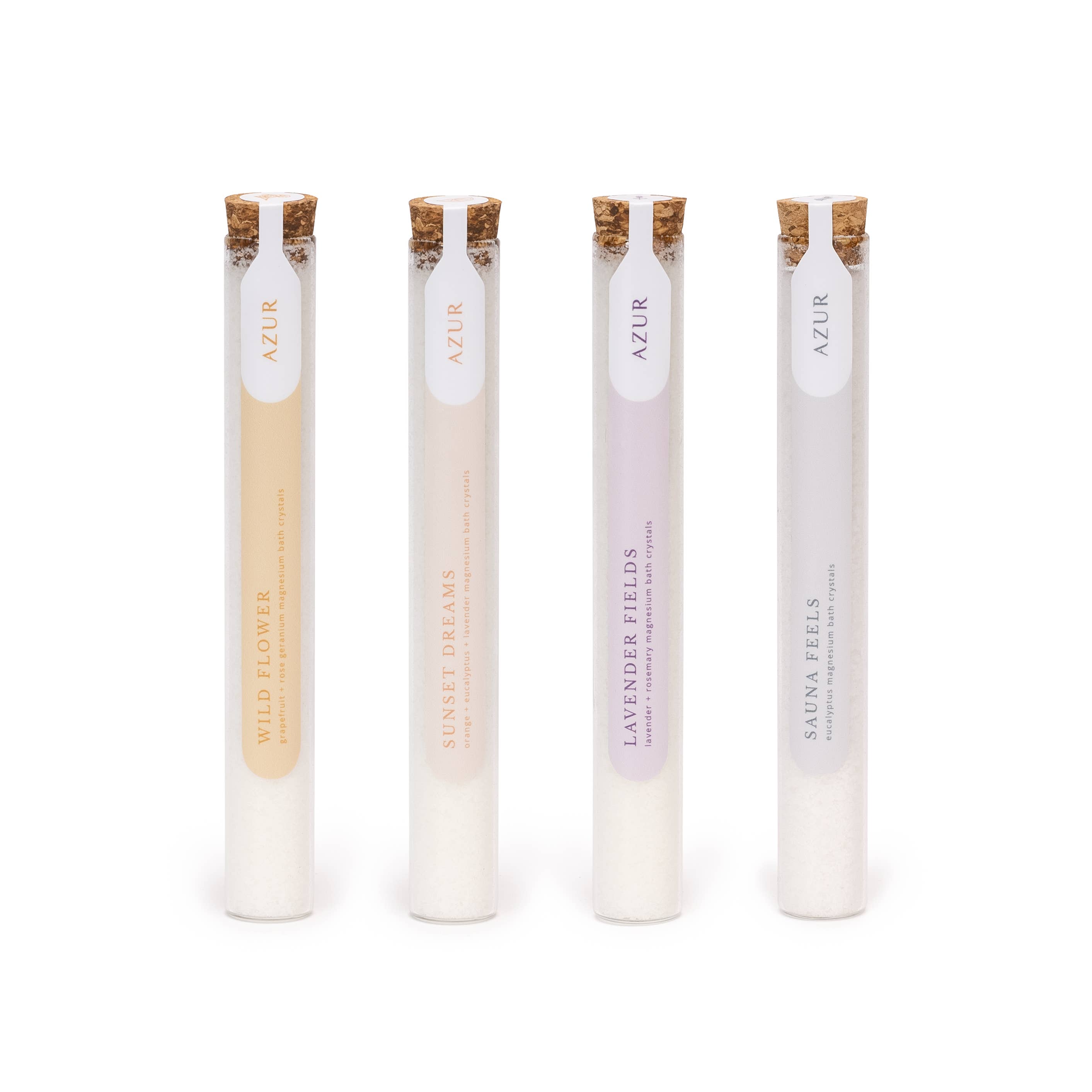 Mini Badesalz im Glasröhrchen mit Magnesium & Ätherischen Ölen – Geschenkidee Wellness