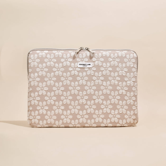 Laptophülle- Mocha Flower