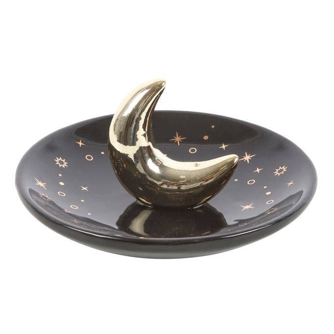Räucherstäbchenhalter "golden moon" - Keramik