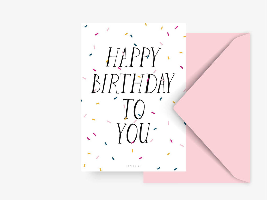 Postkarte / Happy Birthday....