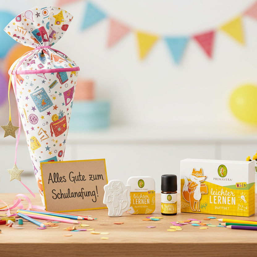 Primavera Duftset Leichter Lernen Bio – Geschenkidee für Schulanfang