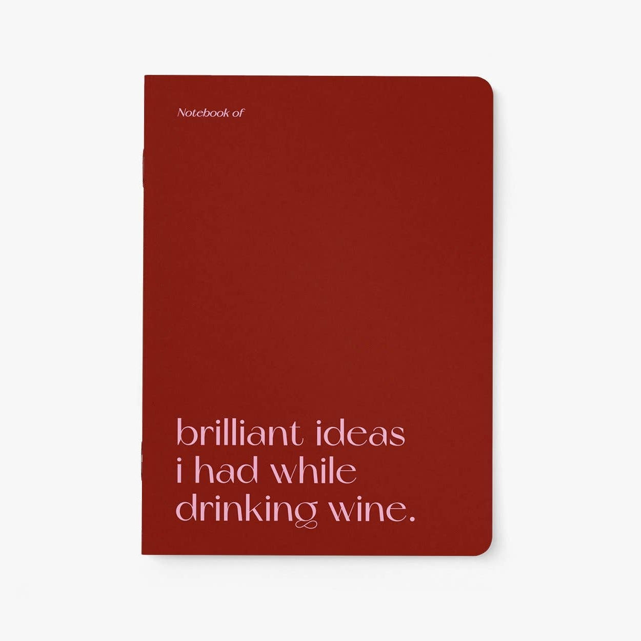 Notizheft - "Brilliant Wine"