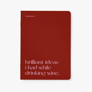 Notizheft - "Brilliant Wine"