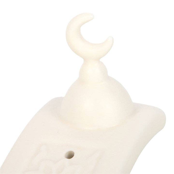 Räucherstäbchenhalter "Mondsichel" Keramik