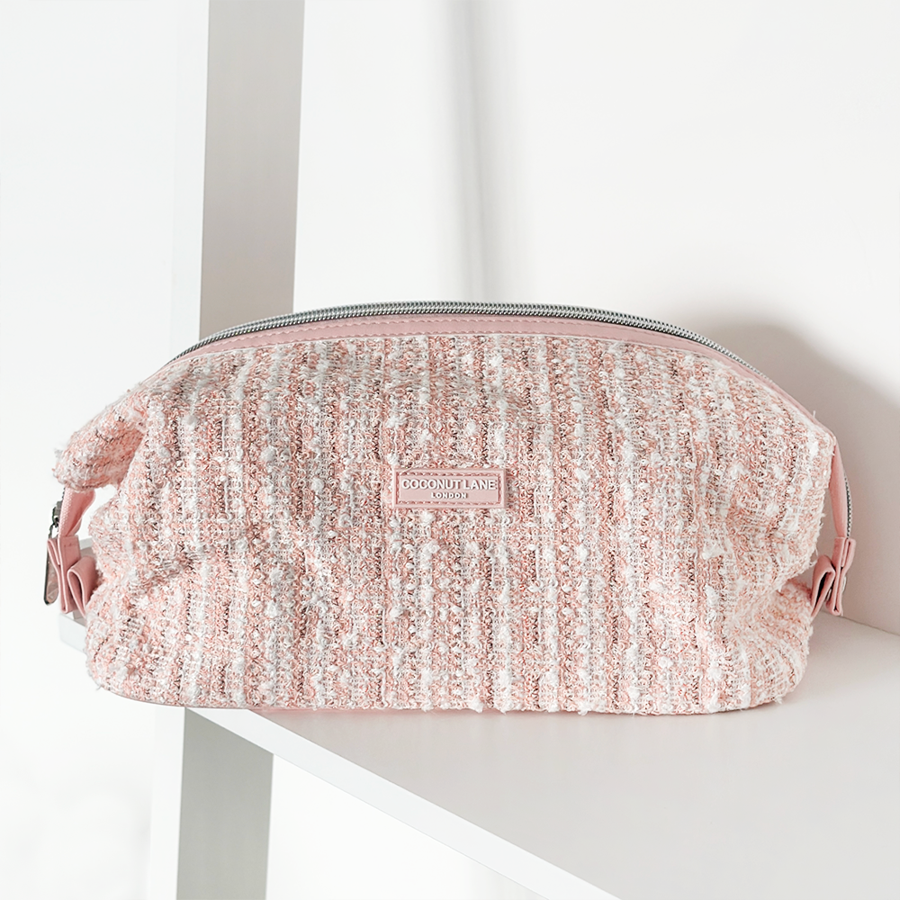 Magische Lifestyle-Tasche - Rosa Strukturierter Tweed