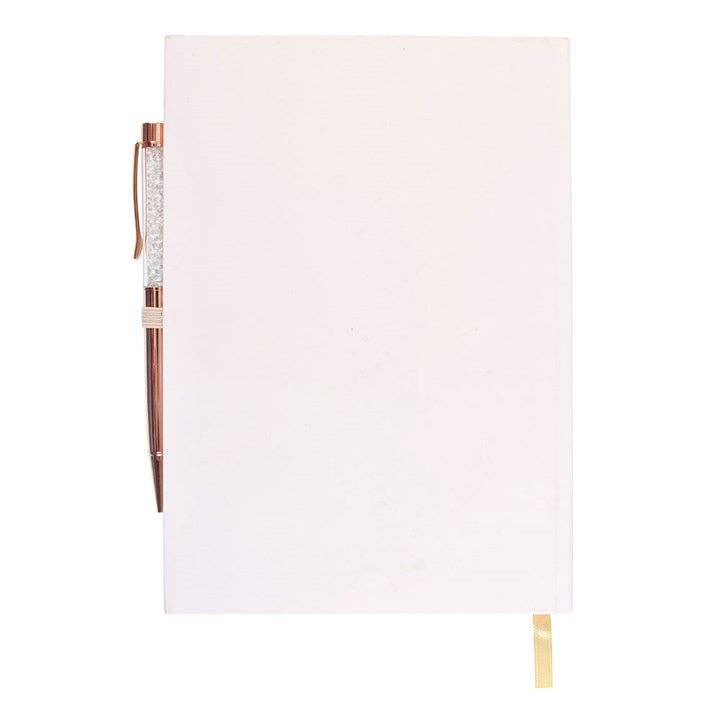 Tagebuch A5 Luna-Motte und Quarzstift