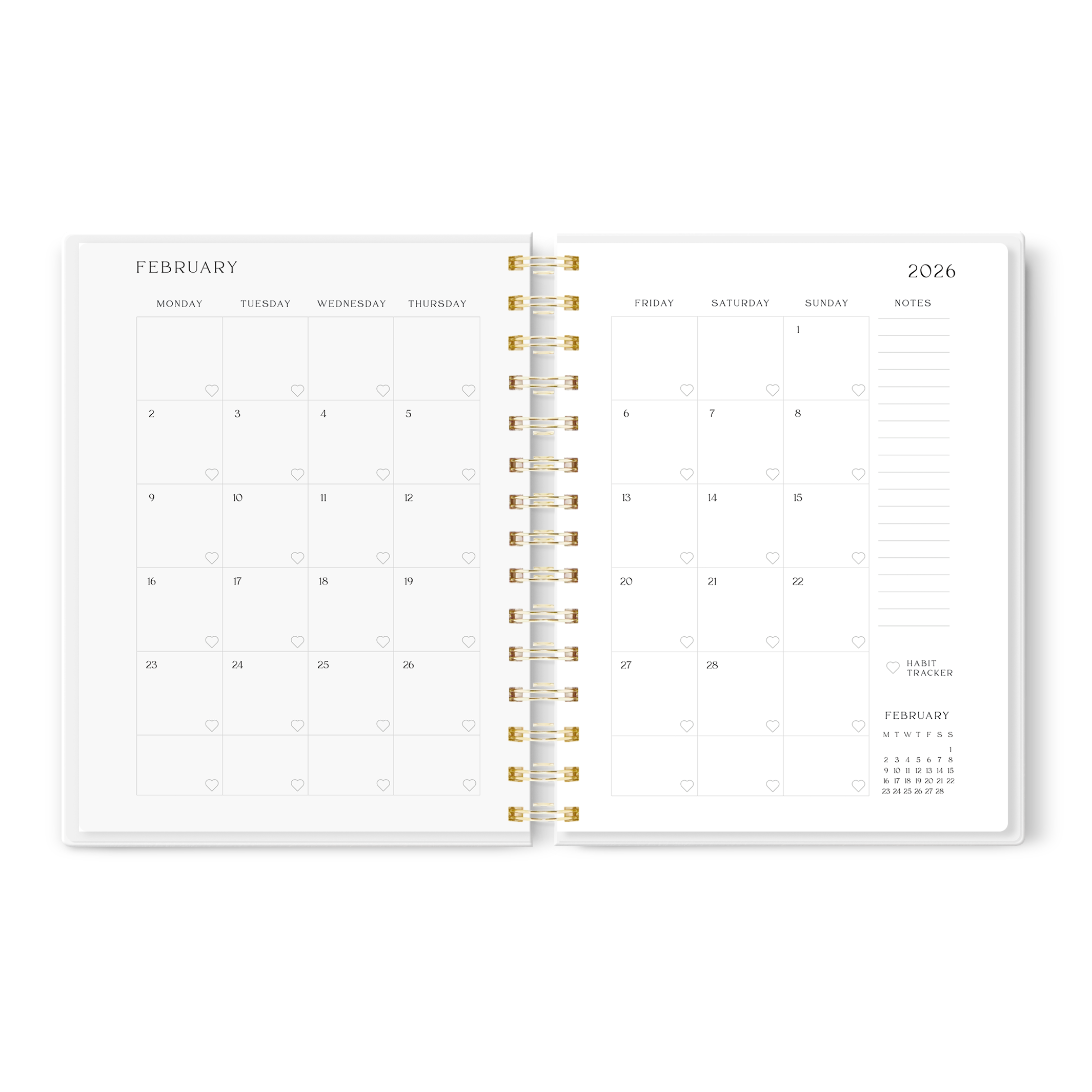 Spiral A5 Planer 2026 Eden Garden