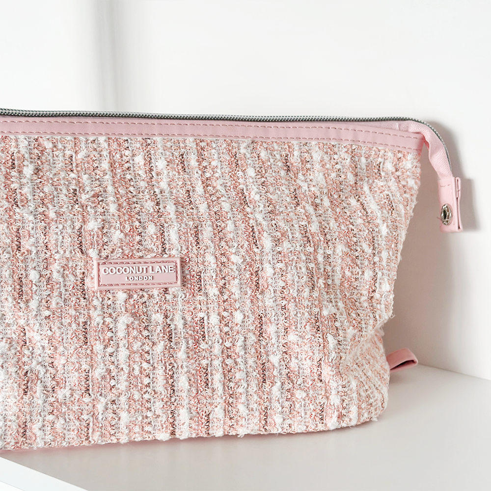 Magische Lifestyle-Tasche - Rosa Strukturierter Tweed