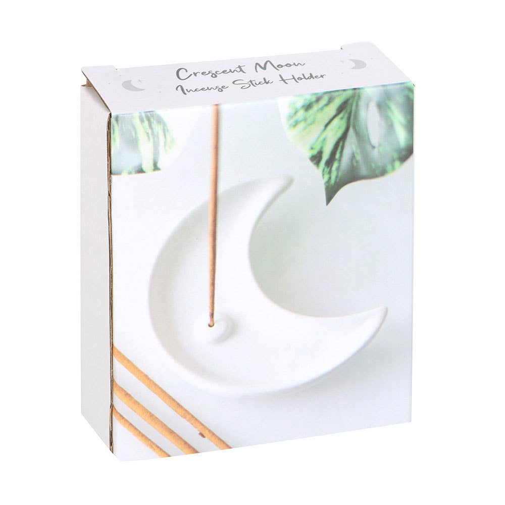 Räucherstäbchenhalter "white moon" Keramik