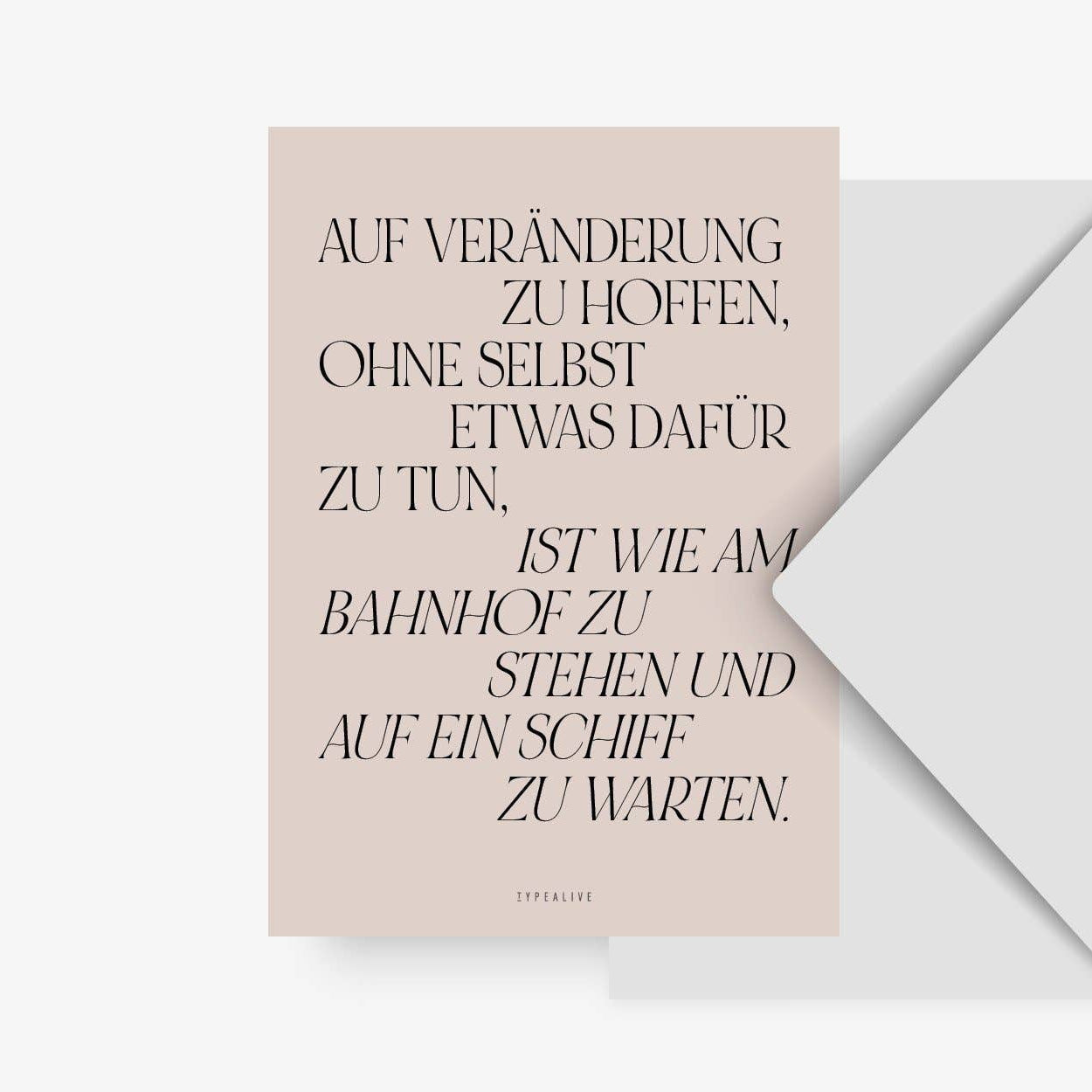 Grußkarte "Veränderung"