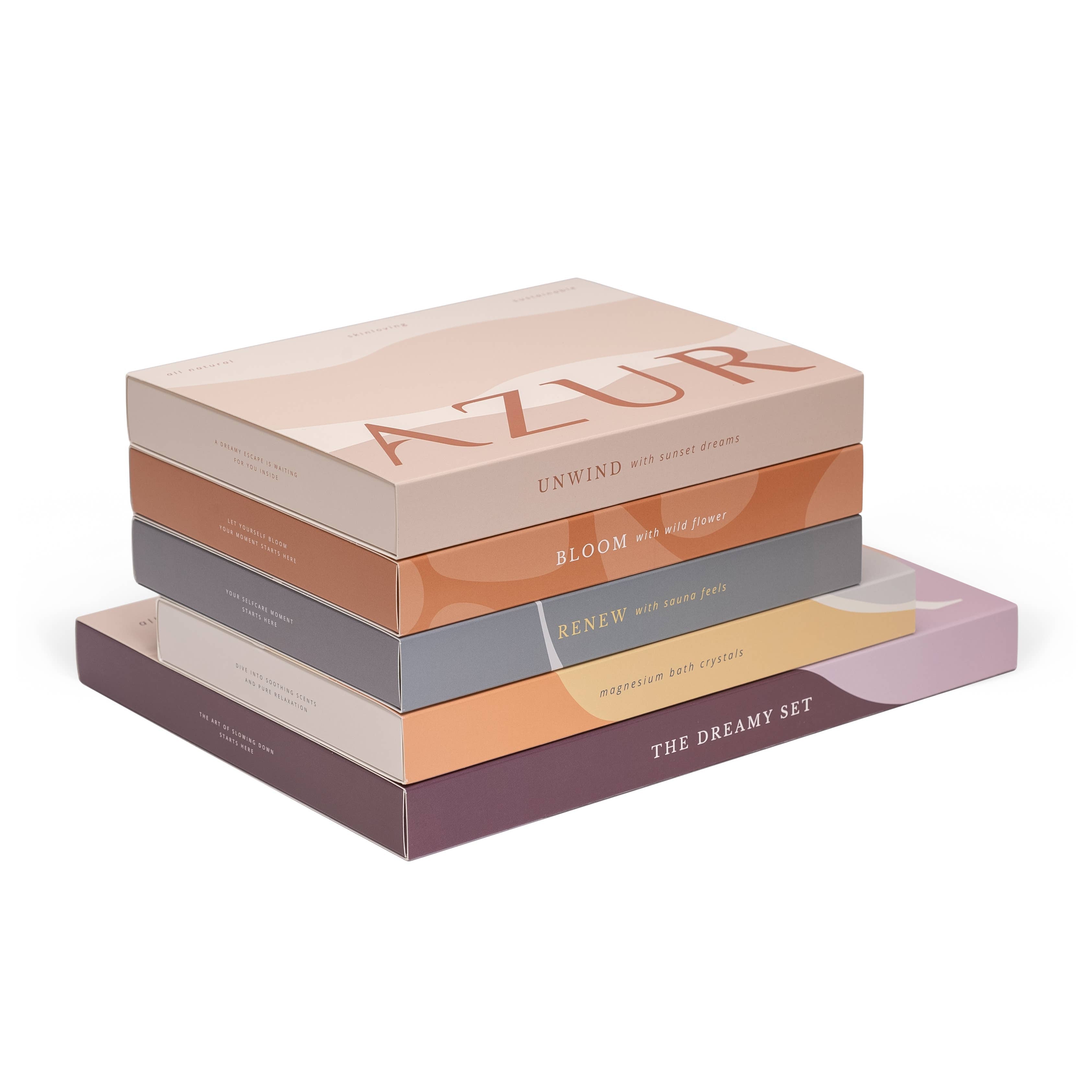 RENEW Geschenkbox – Wellness Geschenkset mit Salzseife, Lippenpflege & Badezusatz