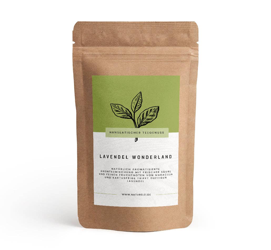 Lavendel Wonderland – Grüntee mit Lavendel und Maracuja, 100 g