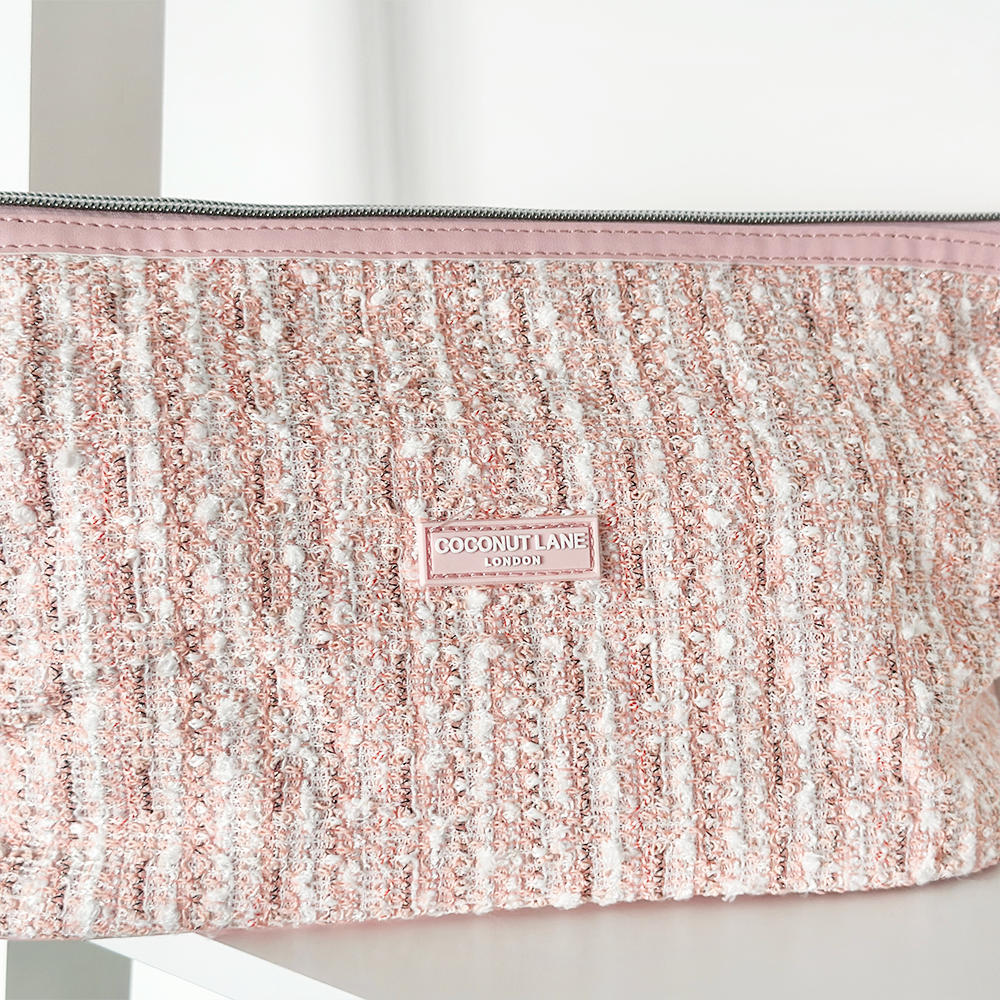 Magische Lifestyle-Tasche - Rosa Strukturierter Tweed