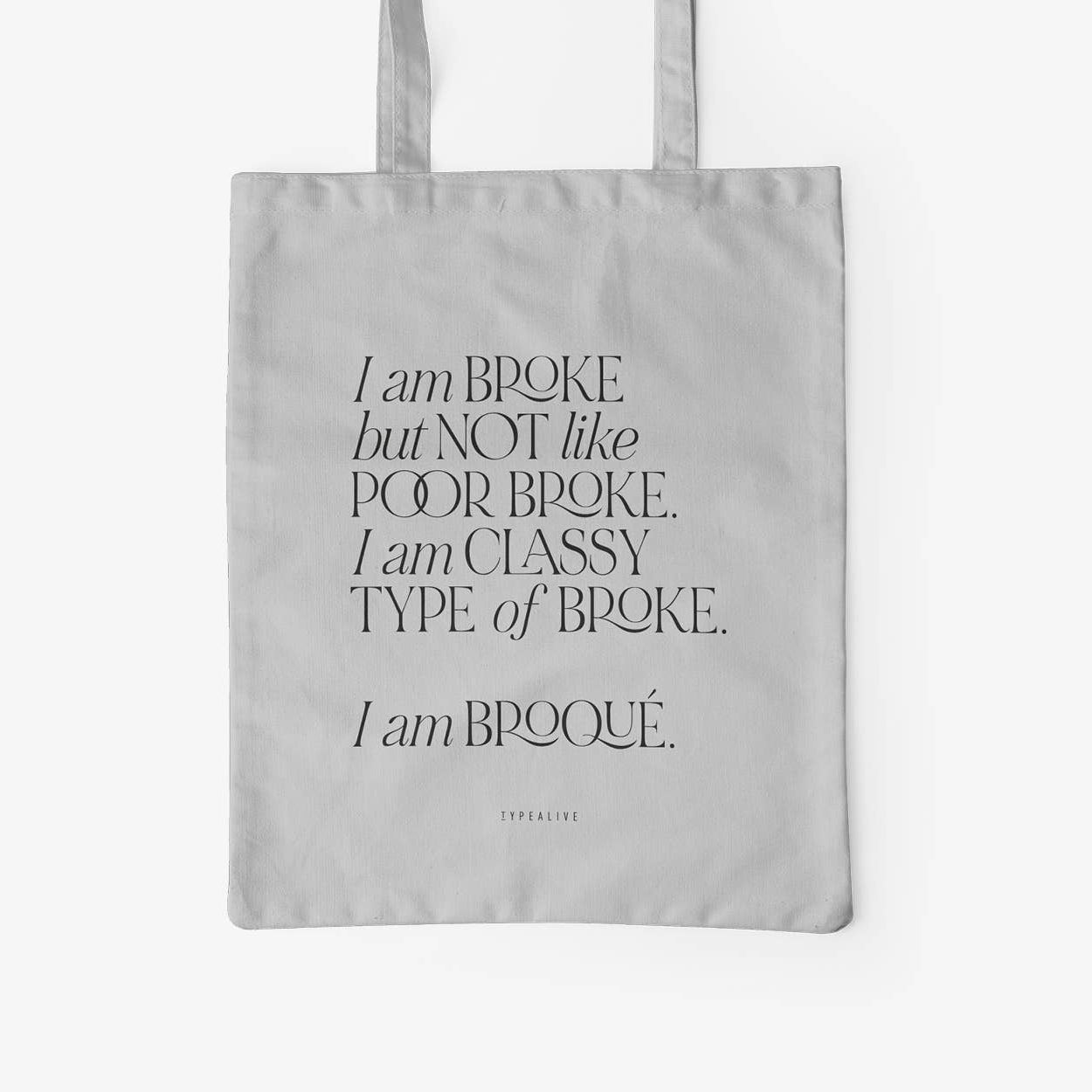 Baumwolltasche "Broqué"