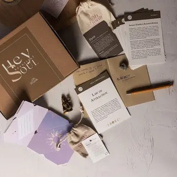 Manifestation Ritual Box – Wünsche manifestieren mit Mind Cards & Self Care Set
