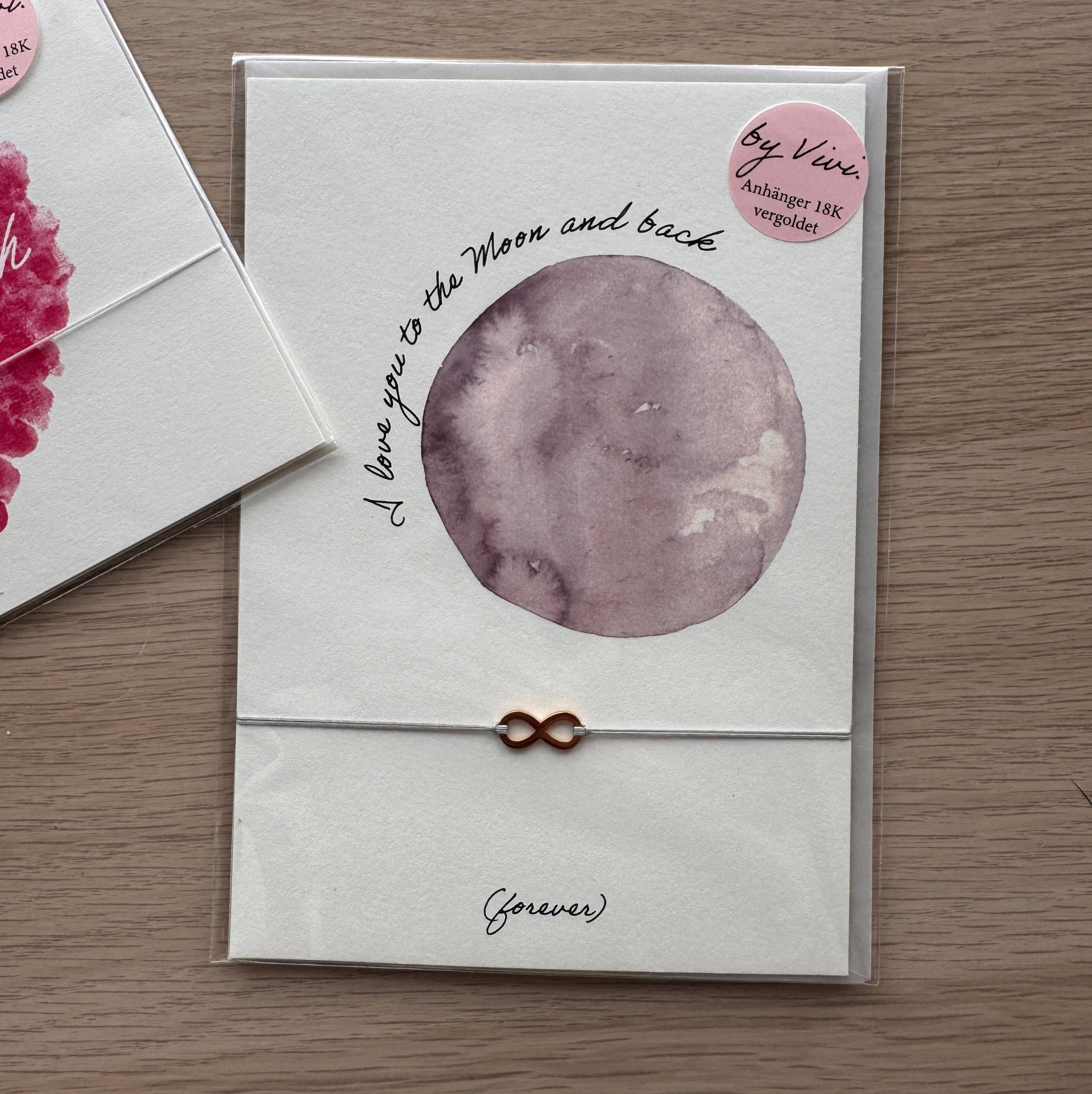 Armbandkarte - "Bis zum Mond"