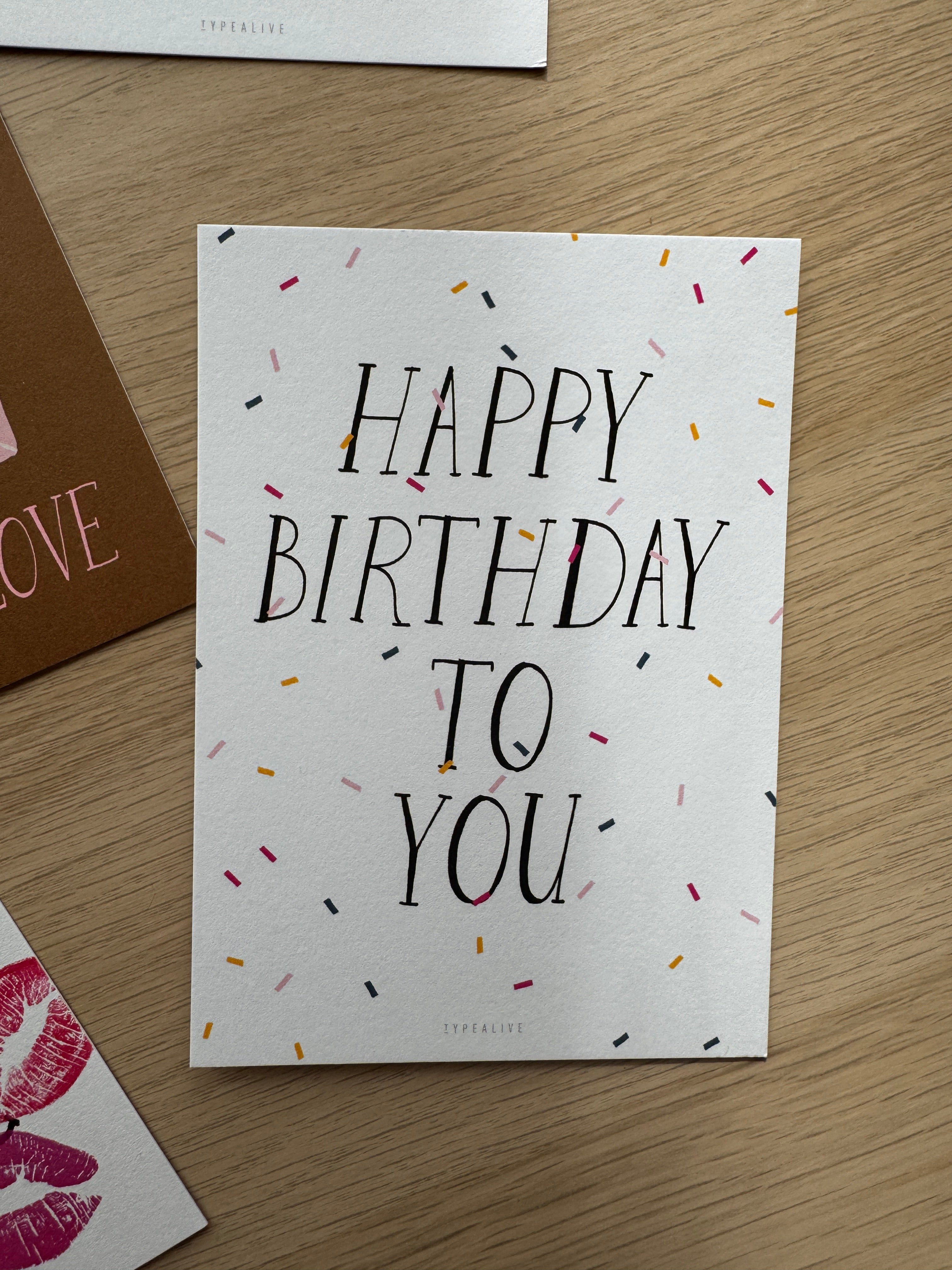 Grußkarte "Happy Birthday"....