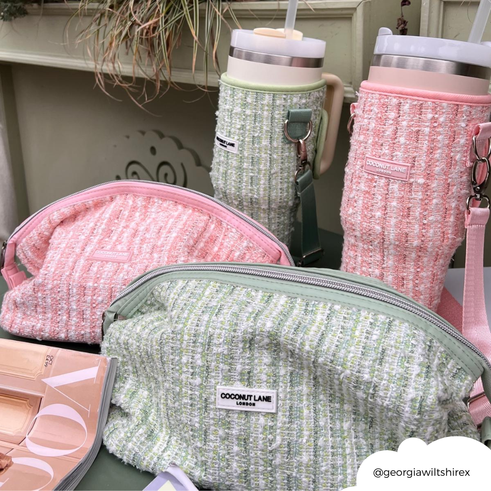 Magic Lifestyle Tasche - Strukturierter Tweed "Rosa"
