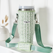 Tumbler-Tragetasche - Matcha Strukturierter Tweed