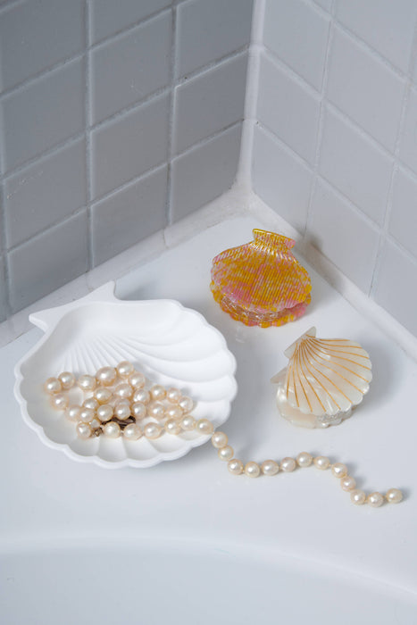 Muschelhaarspange Perle