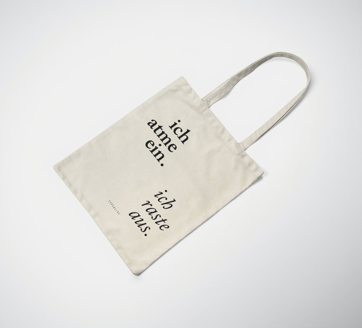 Baumwolltasche "Ich Atme Ein"