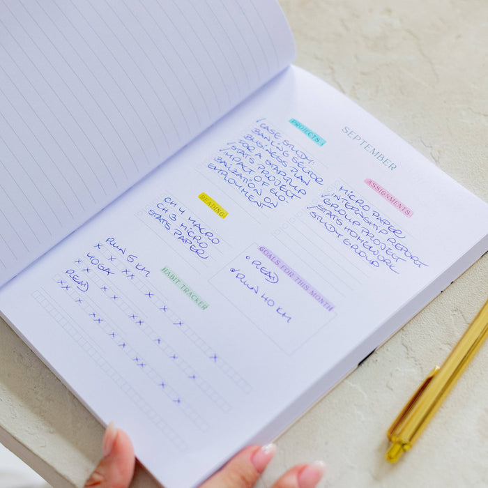 Taschenbuch Akademischer Planer 2025/2026 Hustle Club