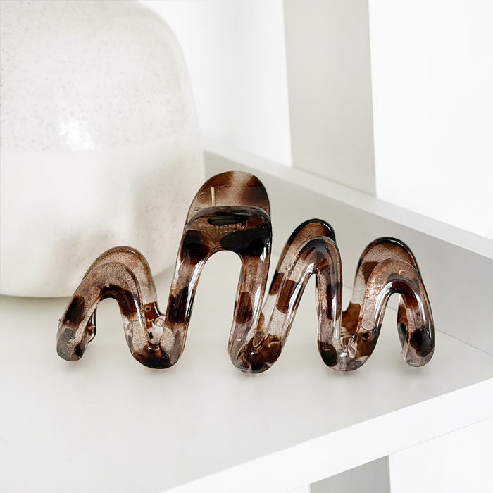 Squiggle-Klauenclip - Elfenbein-Tort