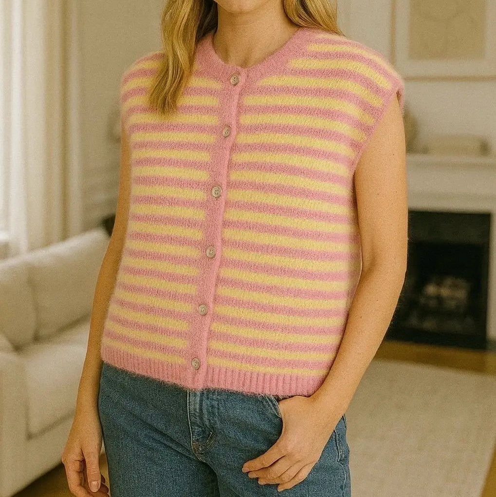 Weit geschnittener Wollpullover - 196