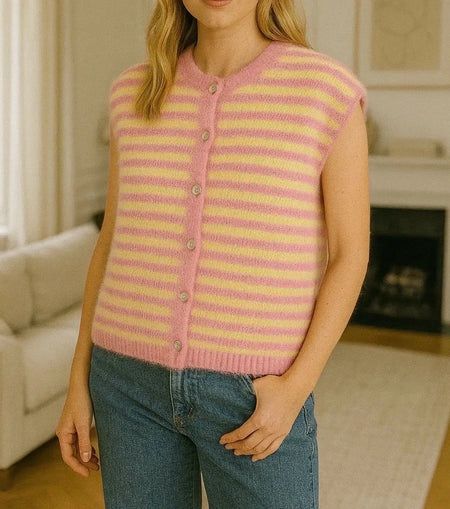 Weit geschnittener Wollpullover - 196