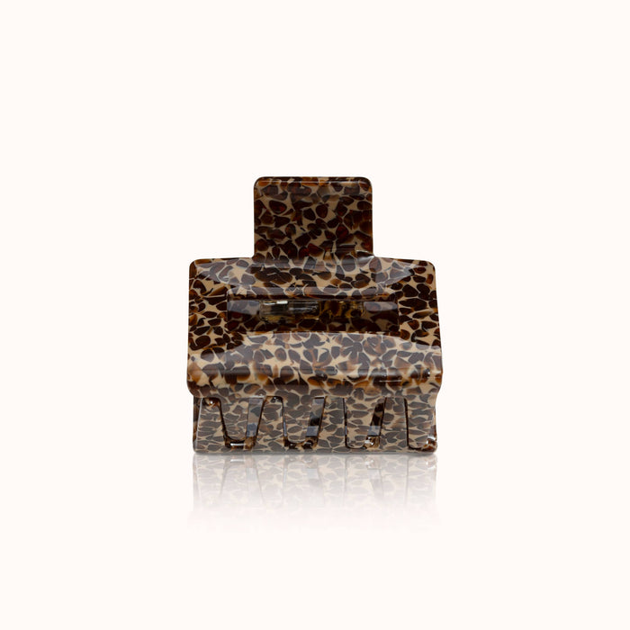 Haarspange Quadrat Giraffe