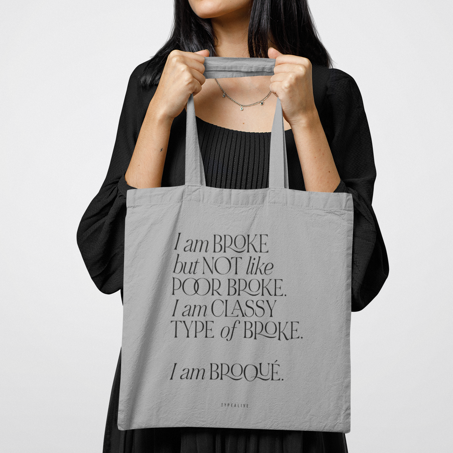 Baumwolltasche "Broqué"
