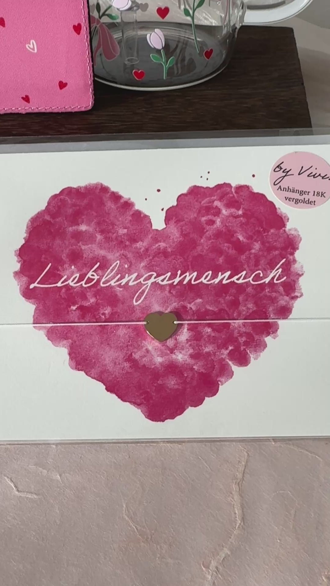 Video laden: Armbandkarte - "Lieblingsmensch"